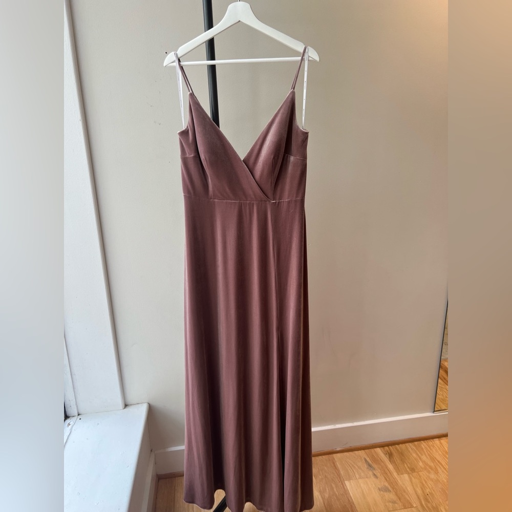 Watters Stretch velvet Vneck